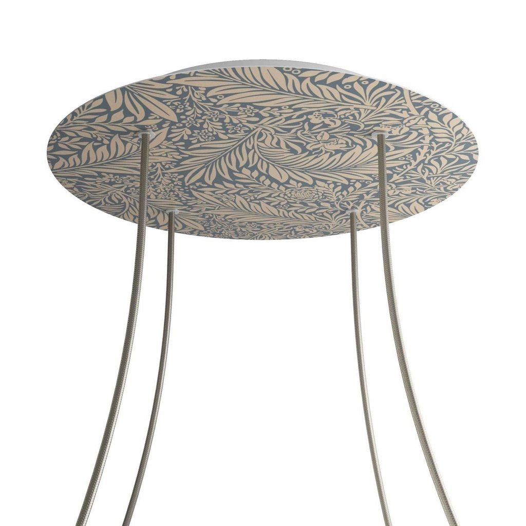 Rose-One XXL rosette round, 400 mm diameter with 4 holes