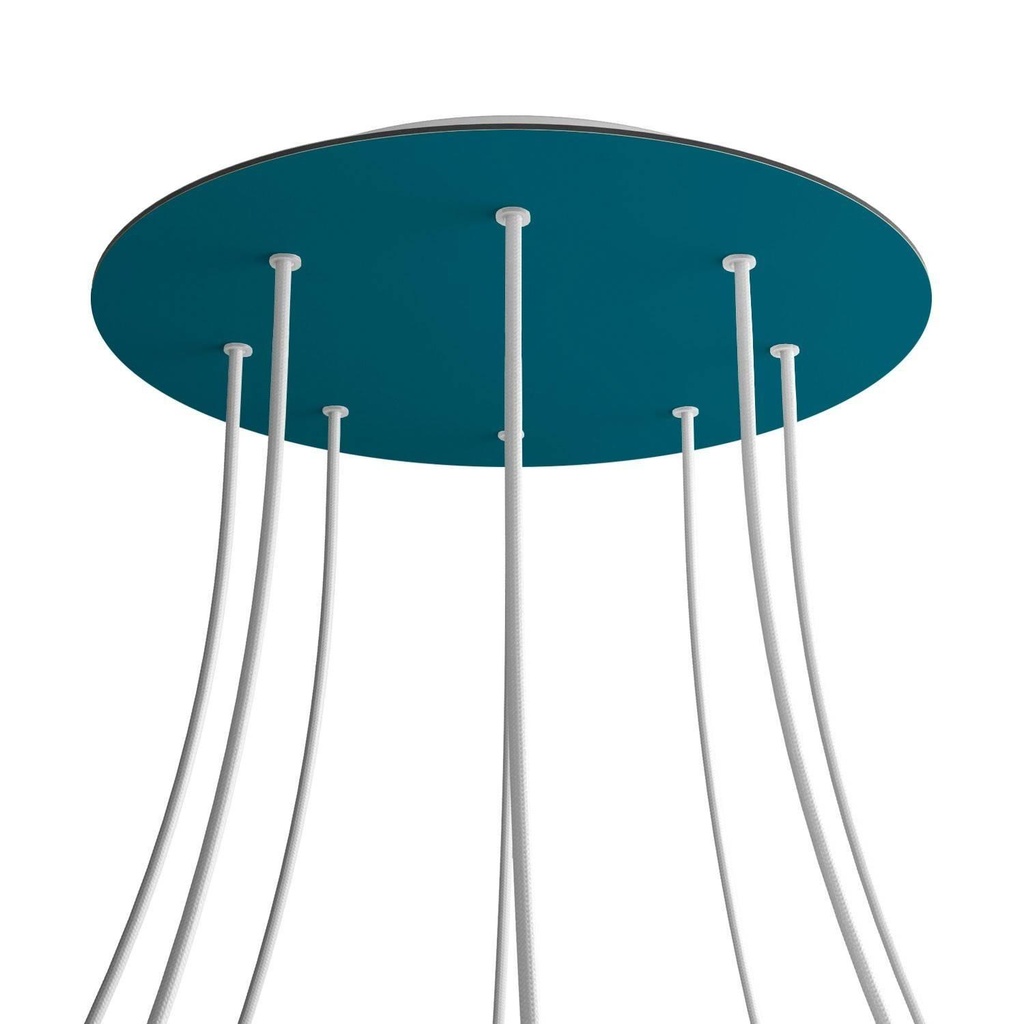 Rosone XXL Rose-One rotondo, diametro 400 mm con 8 fori e 4 fori