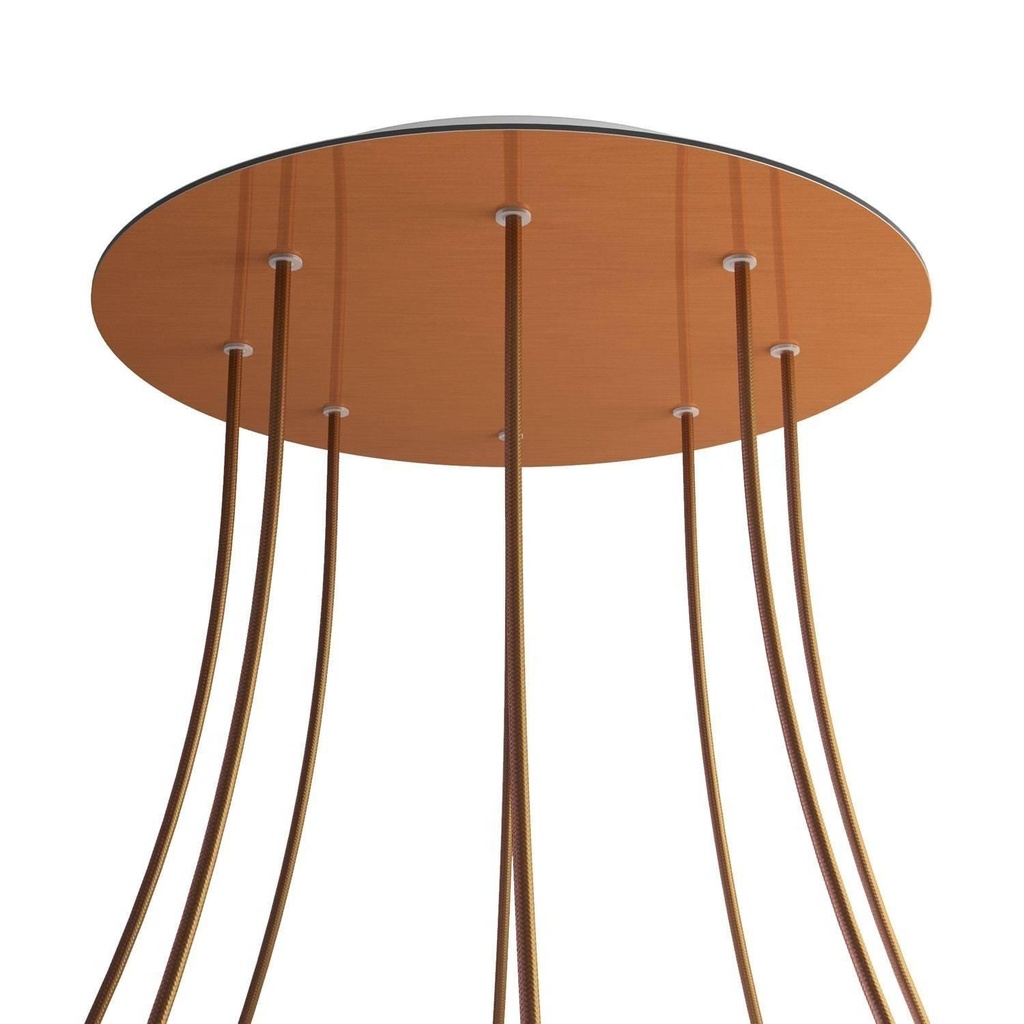 Rose-One XXL rosette round, diameter 400 mm with 8 holes and 4 holes