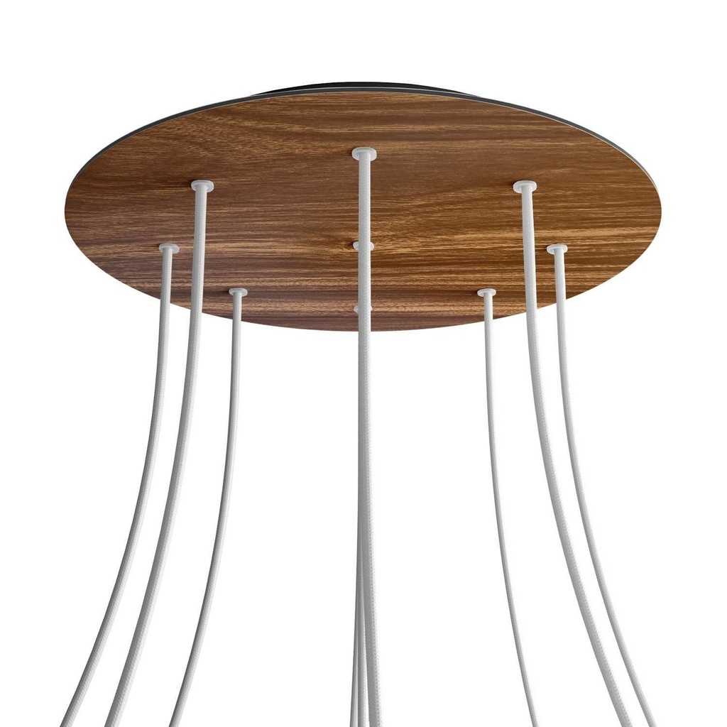 Rosone XXL Rose-One rotondo, diametro 400 mm con 9 fori e 4 fori