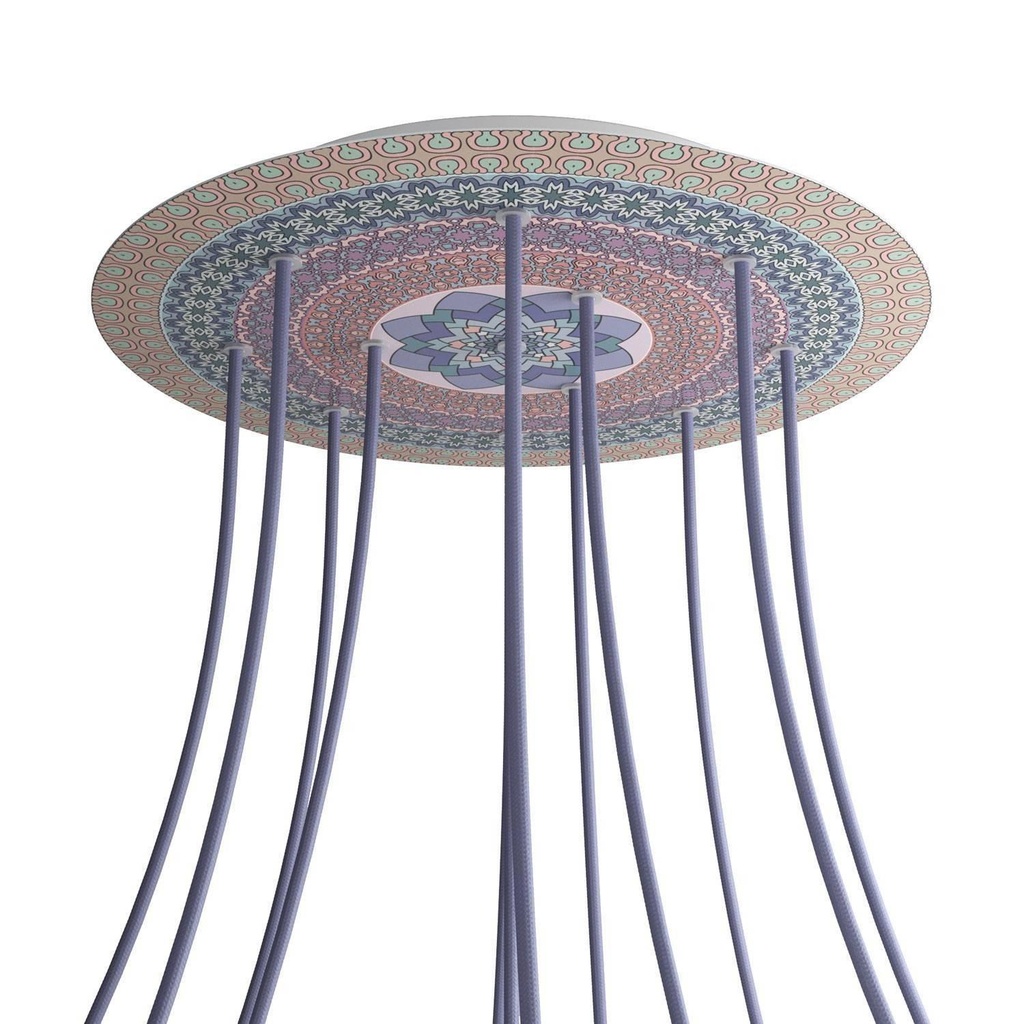 Rose-One XXL rosette round, diameter 400 mm with 12 holes and 4 holes