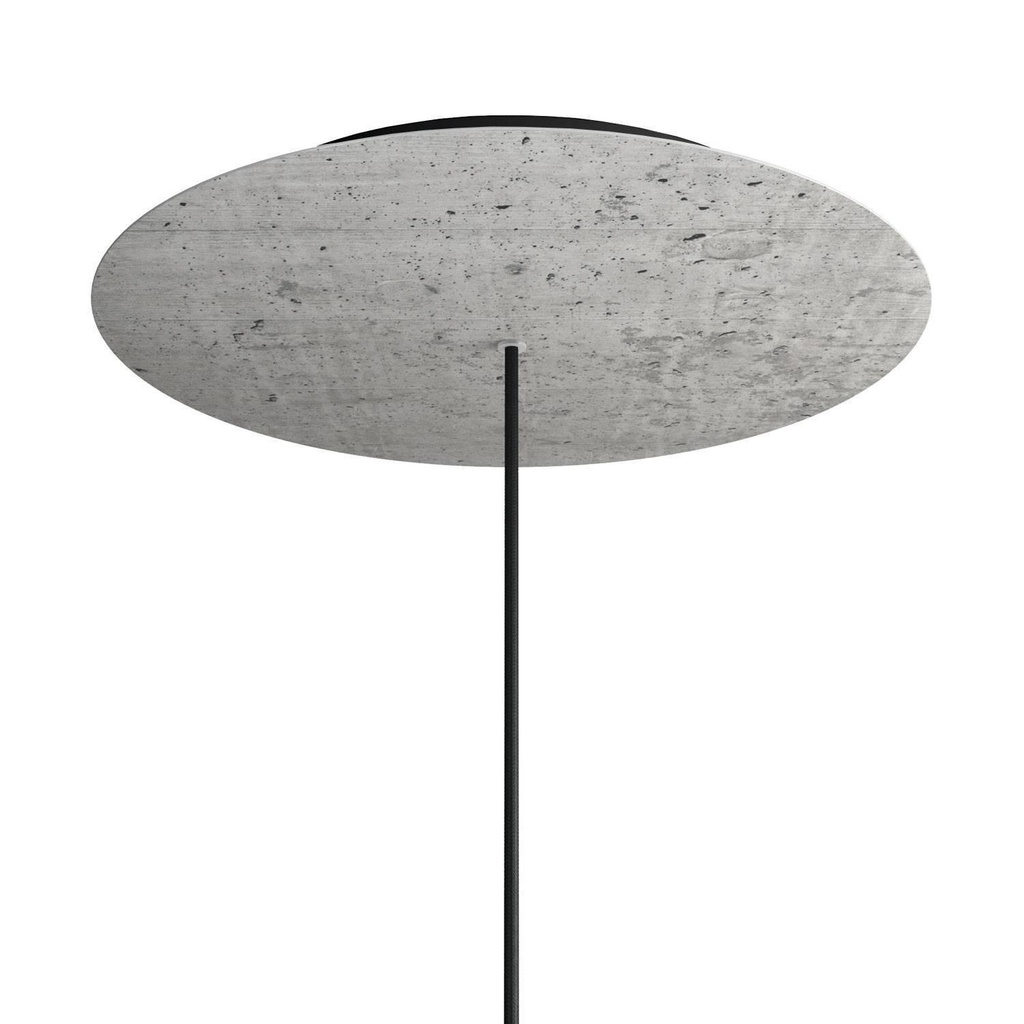 Rose-One XXL rosette round, 400 mm diameter with 1 hole and 4 holes