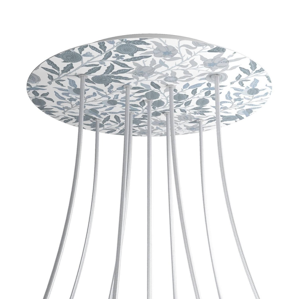 Rose-One XXL rosette round, diameter 400 mm with 9 X and 4 holes