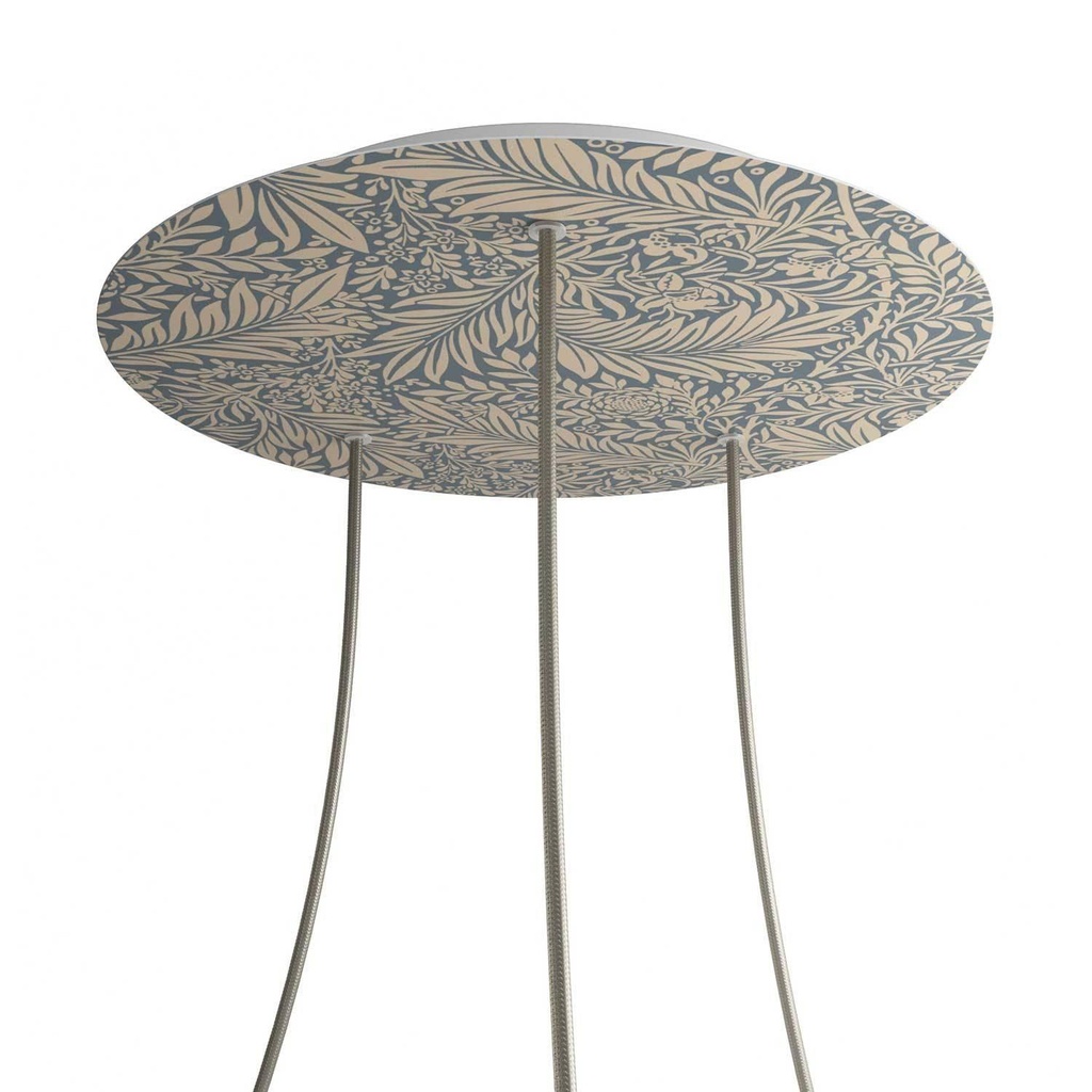 Rose-One XXL rosette round, 400 mm diameter with 3 holes and 4 holes