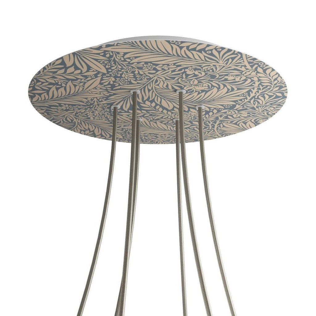 Rose-One XXL rosette round, 400 mm diameter with 6 holes and 4 holes