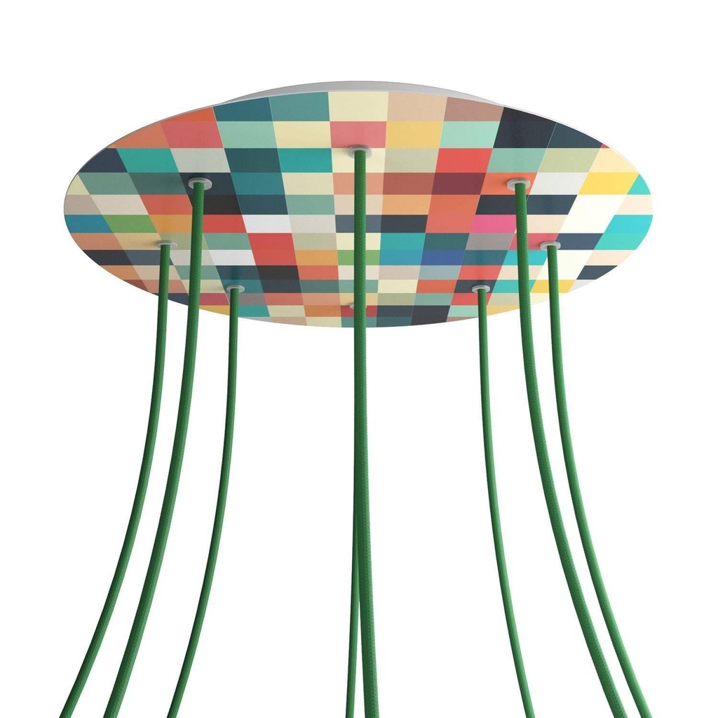 Rose-One XXL rosette round, diameter 400 mm with 8 holes and 4 holes