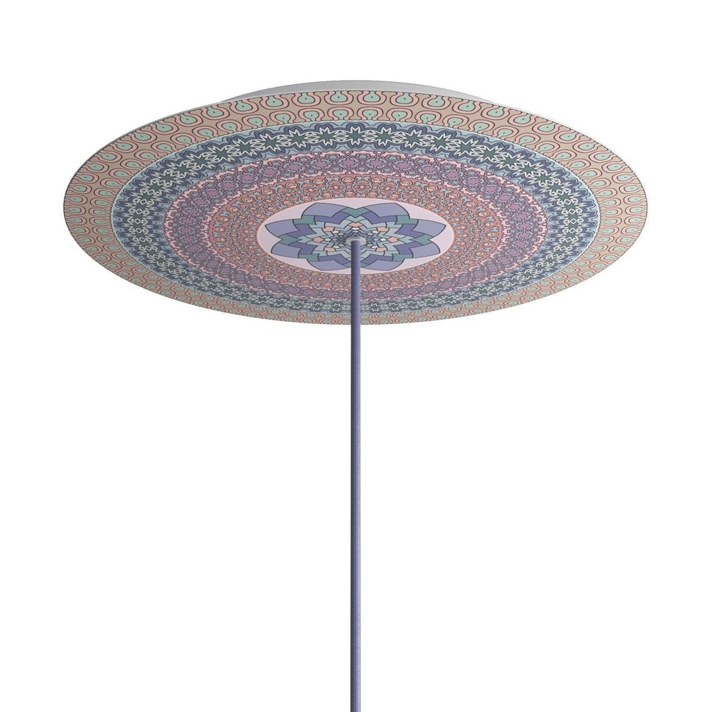 Rose-One XXL rosette round, 400 mm diameter with 1 hole and 4 holes