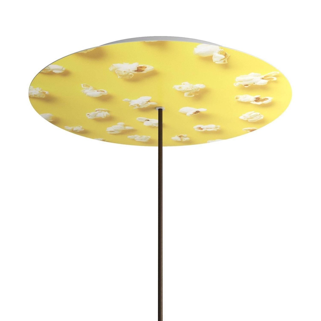 Rose-One XXL rosette round, 400 mm diameter with 1 hole and 4 holes