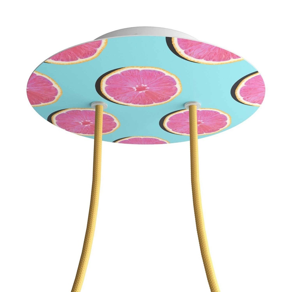 Rose-One round rosette, diameter 200 mm with 2 holes and 4 holes