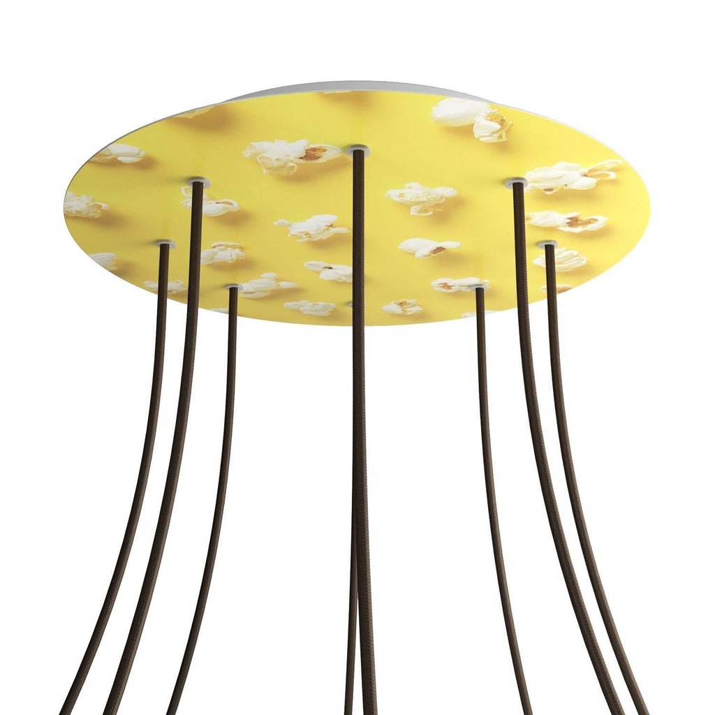 Rose-One XXL rosette round, diameter 400 mm with 8 holes and 4 holes