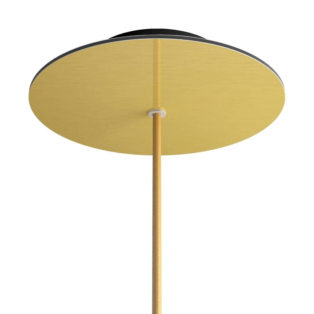 Rose-One rosette round, diameter 200 mm with 1 hole and 4 side holes