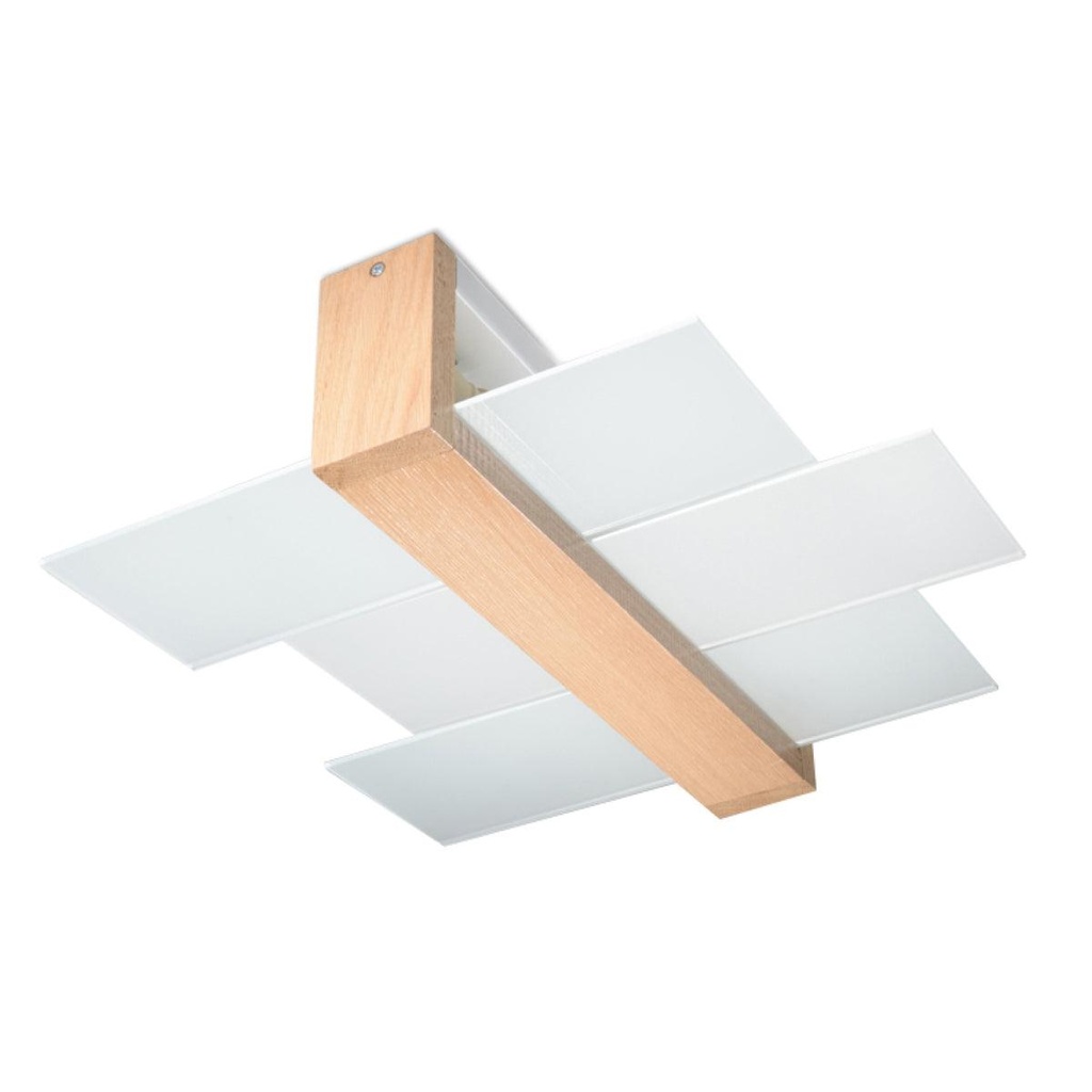 [SL.0076] FENIKS 2 plafoniera in legno naturale