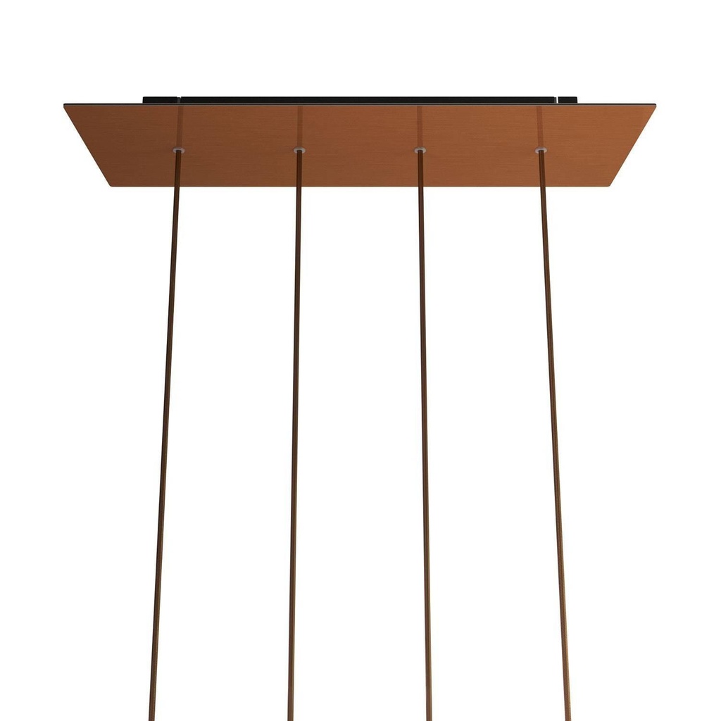 Rose-One rectangular 4-hole in-line and 6-hole XXL rosette