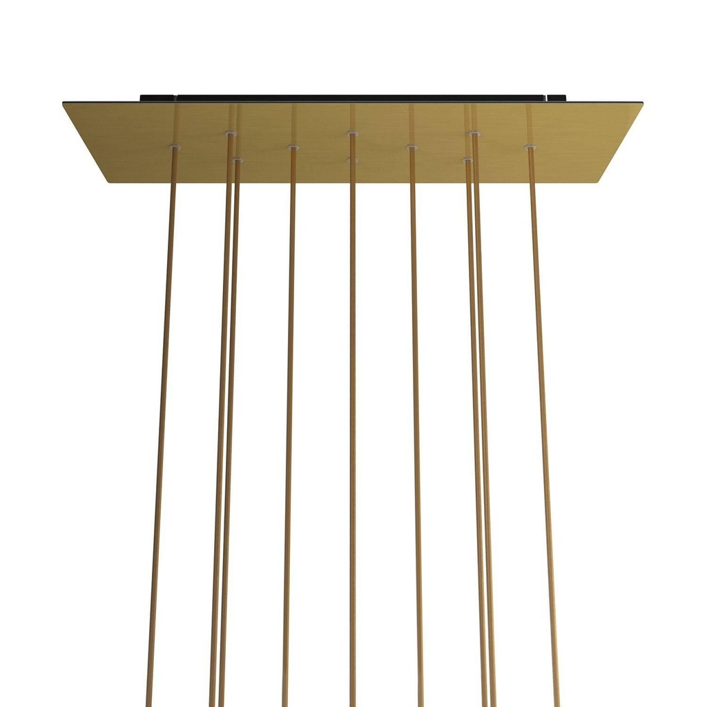 Rosone XXL Rose-One rettangolare a 10 fori e 6 fori laterali,