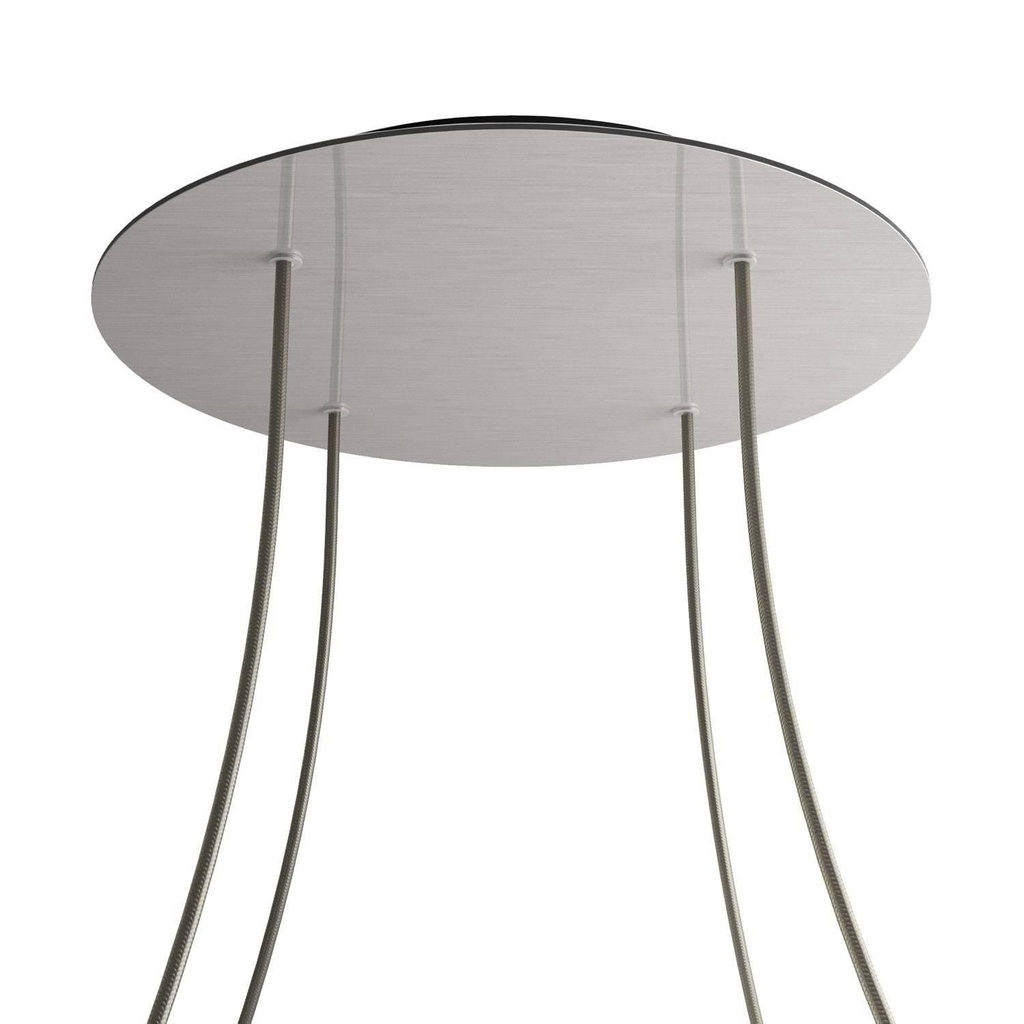 Rose-One XXL rosette round, 400 mm diameter with 4 holes