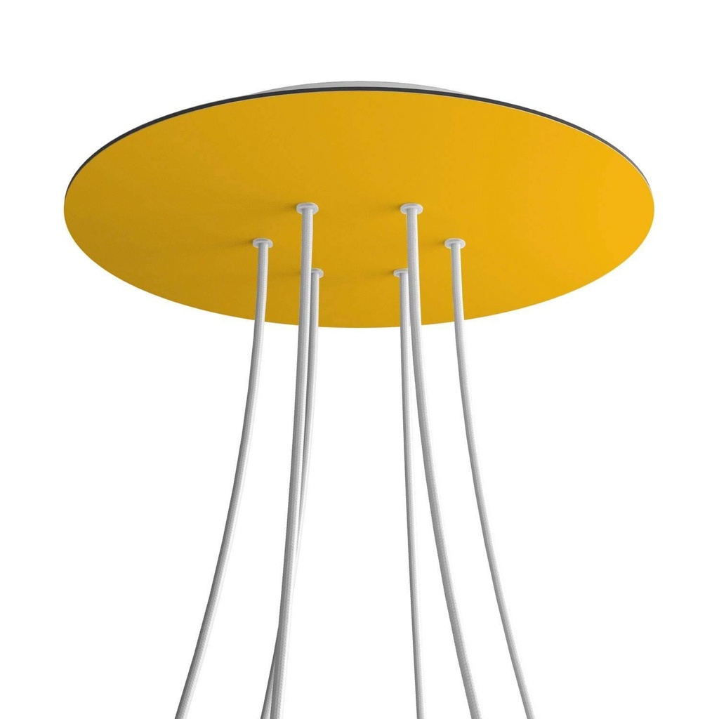 [8050997073695] Rosone XXL Rose-One rotondo, diametro 400 mm con 6 fori e 4 fori