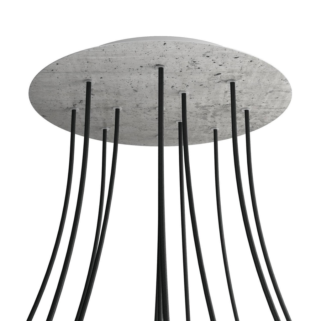 Rose-One XXL rosette round, diameter 400 mm with 12 holes and 4 holes