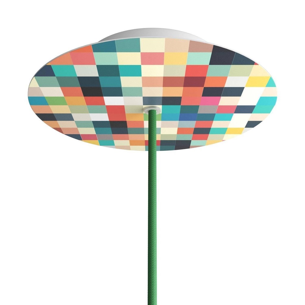 Rose-One round rosette, diameter 200 mm with 1 hole and 4 holes