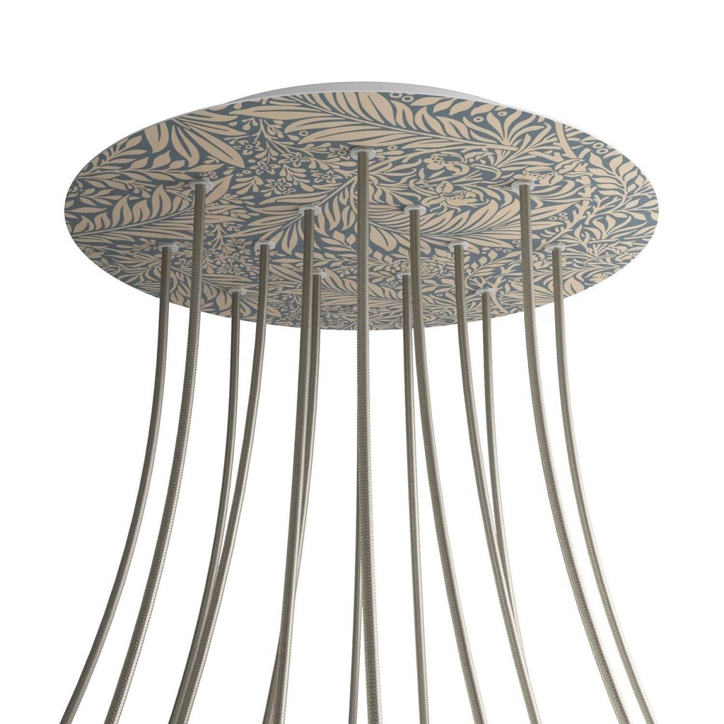 Rosone XXL Rose-One SMART rotondo, diametro 400 mm con 14 fori -