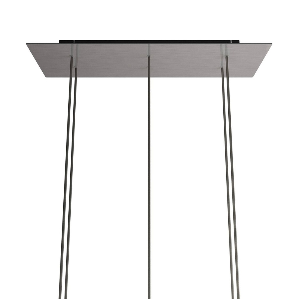 Rosone XXL Rose-One rettangolare a 6 fori e 6 fori laterali,