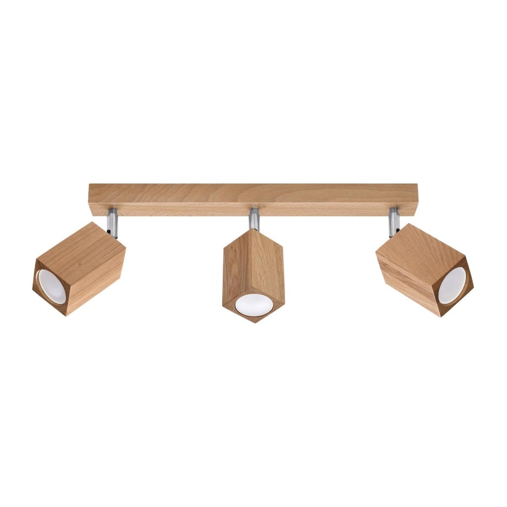 [SL.1037] Lampada da soffitto KEKE 3 rovere