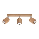 KEKE 3 oak ceiling light
