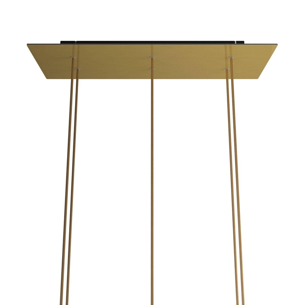 Rosone XXL Rose-One rettangolare a 6 fori e 6 fori laterali,