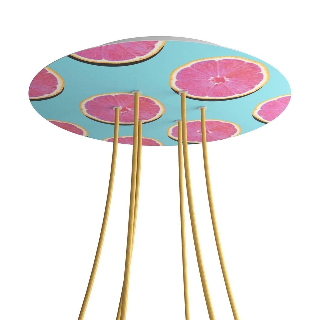 [8057730894357] Rose-One SMART XXL rosette round, 400 mm diameter with 6 holes -