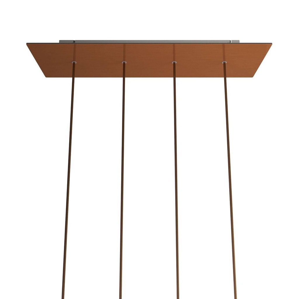 Rose-One rectangular 4-hole in-line and 6-hole XXL rosette