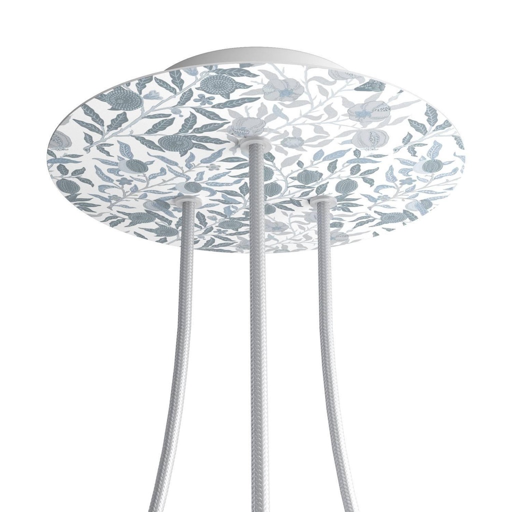 Rose-One round rosette, diameter 200 mm with 3 holes and 4 holes