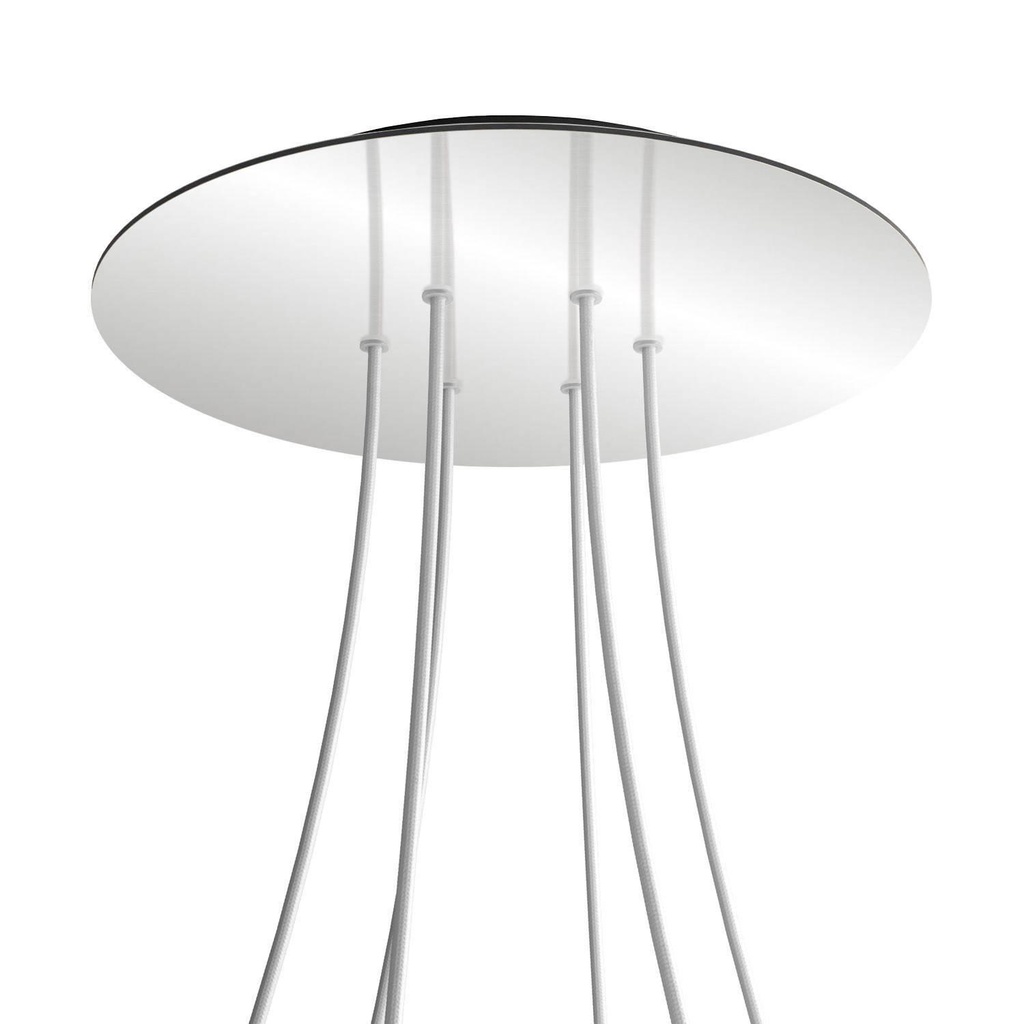 Rosone XXL Rose-One rotondo, diametro 400 mm con 6 fori e 4 fori