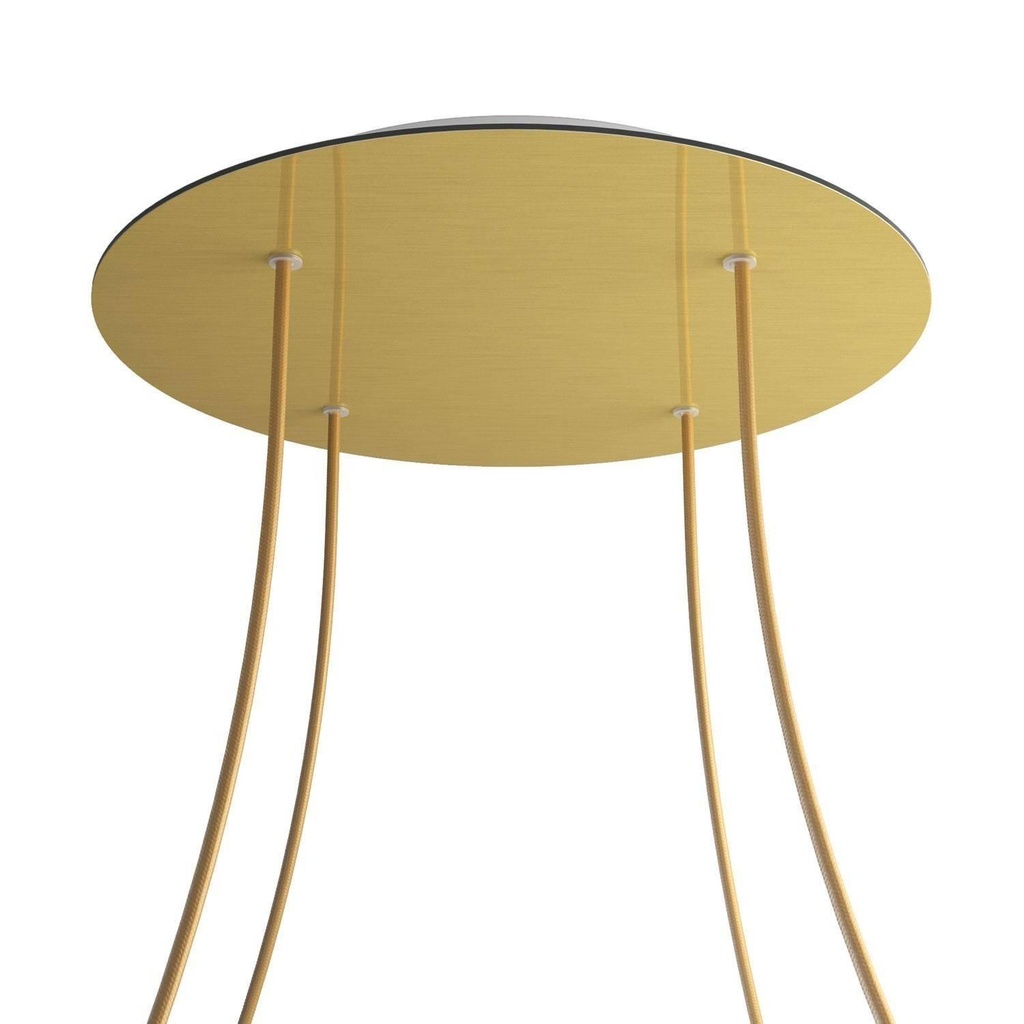 Rosone XXL Rose-One rotondo, diametro 400 mm con 4 fori e 4 fori