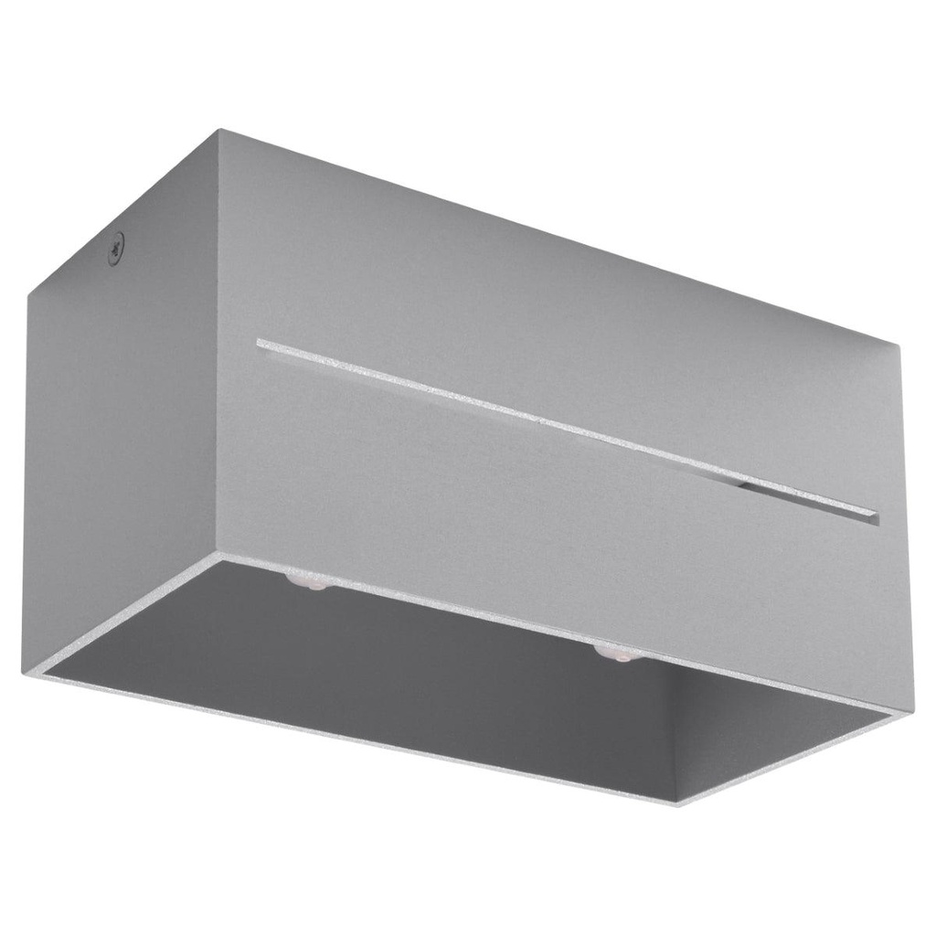 [SL.0385] Lampada da soffitto LOBO 2 grigio