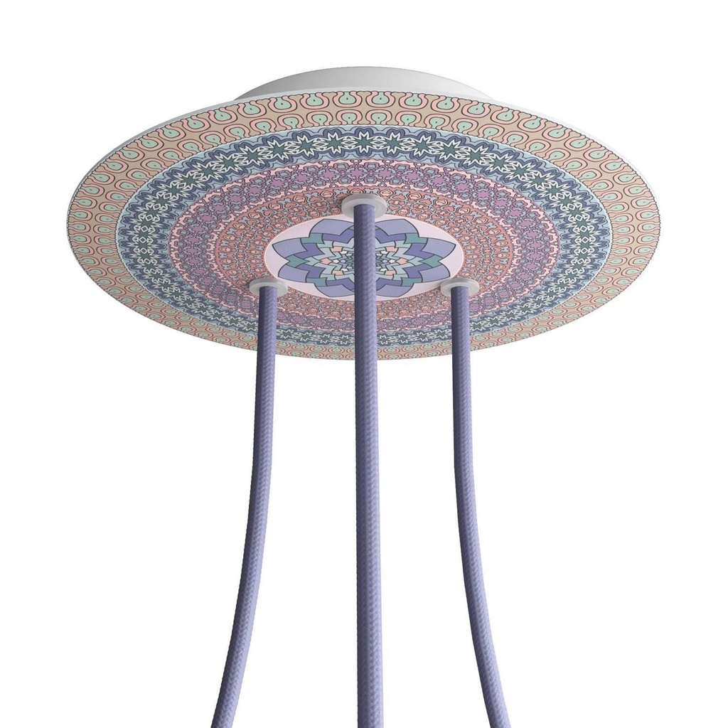 Rose-One round rosette, diameter 200 mm with 3 holes and 4 holes