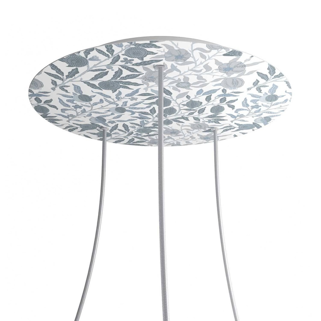 Rose-One XXL rosette round, 400 mm diameter with 3 holes and 4 holes