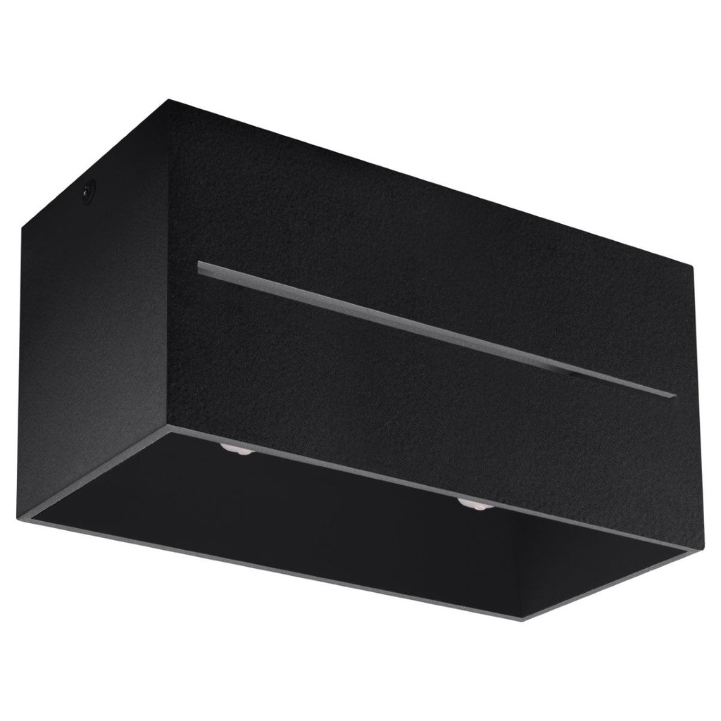 Lampada da soffitto LOBO 2 nero
