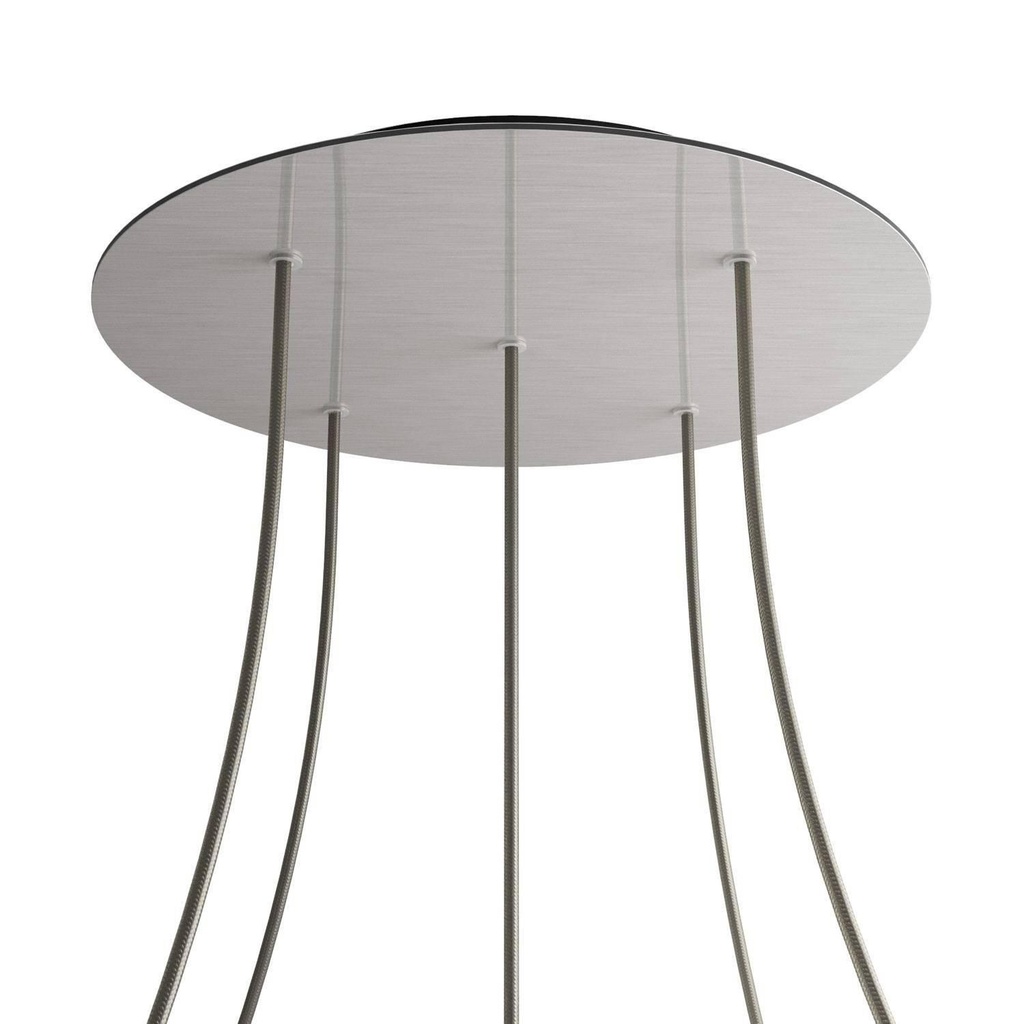 Rosone XXL Rose-One rotondo, diametro 400 mm con 5 fori e 4 fori