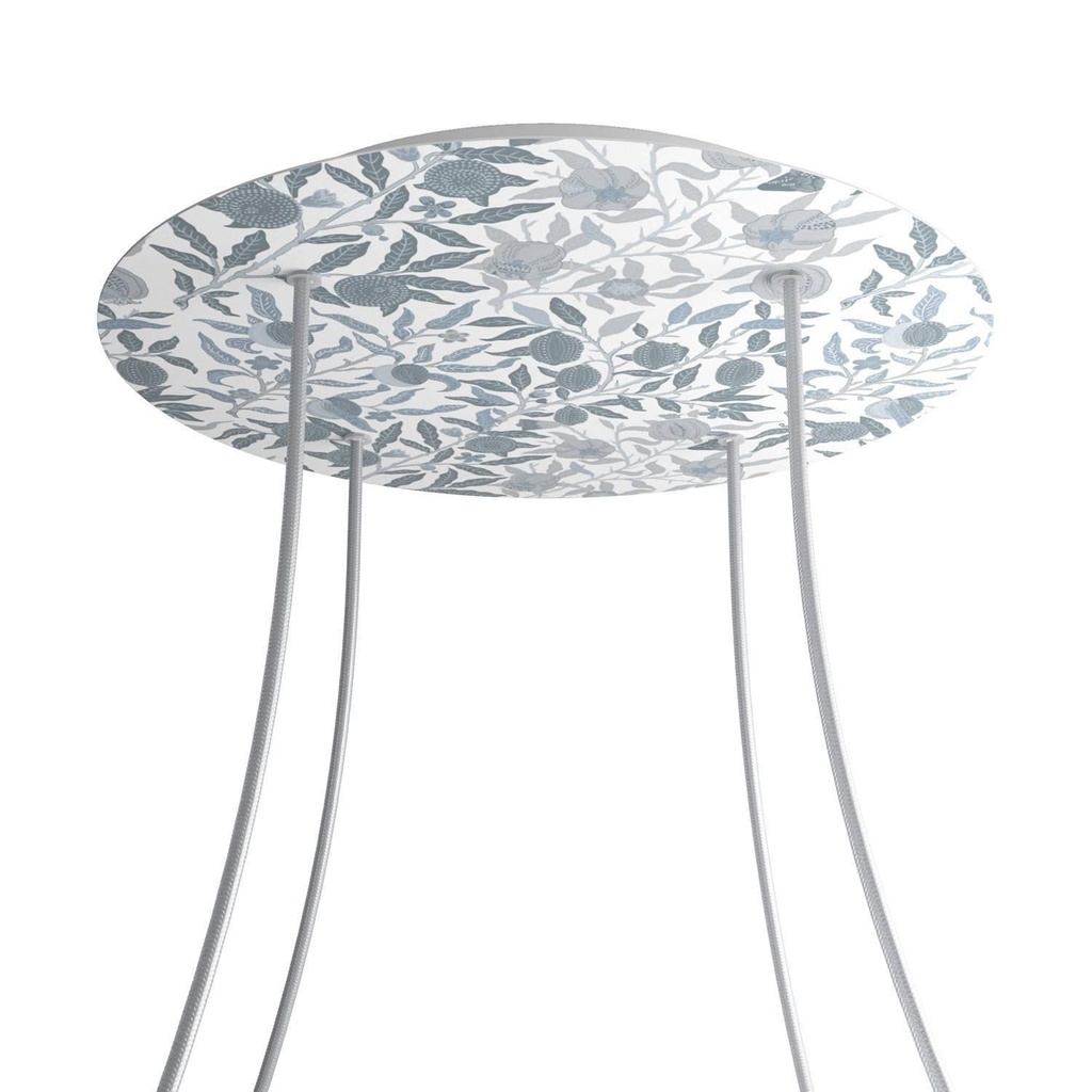 Rose-One XXL rosette round, 400 mm diameter with 4 holes