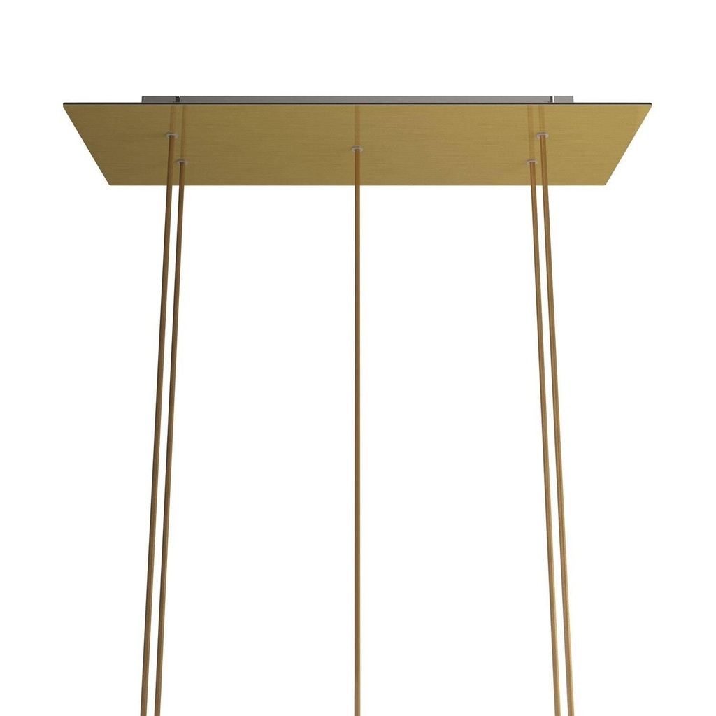 Rosone XXL Rose-One rettangolare a 5 fori e 6 fori laterali,