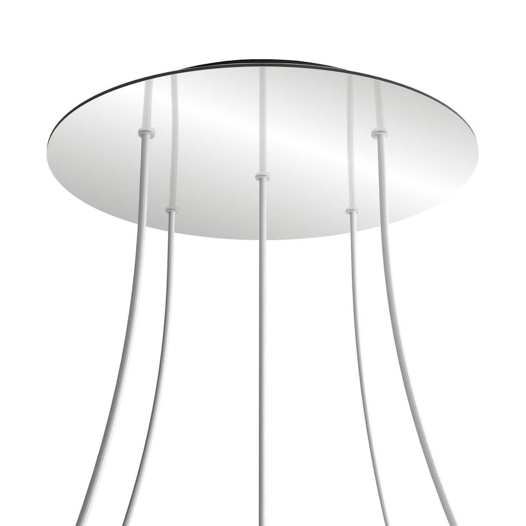 Rose-One XXL rosette round, diameter 400 mm with 5 holes and 4 holes