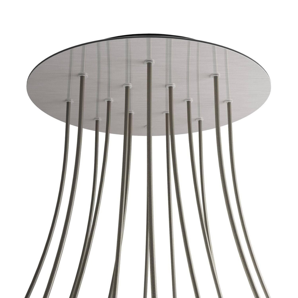 Rose-One XXL rosette round, diameter 400 mm with 14 holes and 4 bores
