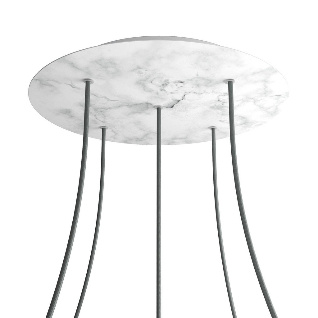 [8057730894111] Rose-One SMART XXL rosette round, diameter 400 mm with 5 holes -