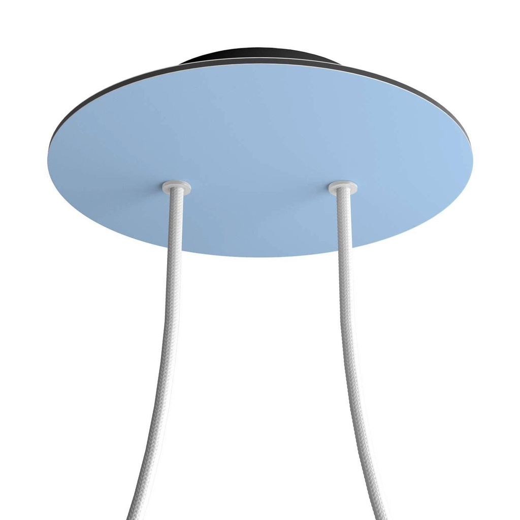 Rose-One rosette round, diameter 200 mm with 2 holes and 4 side holes