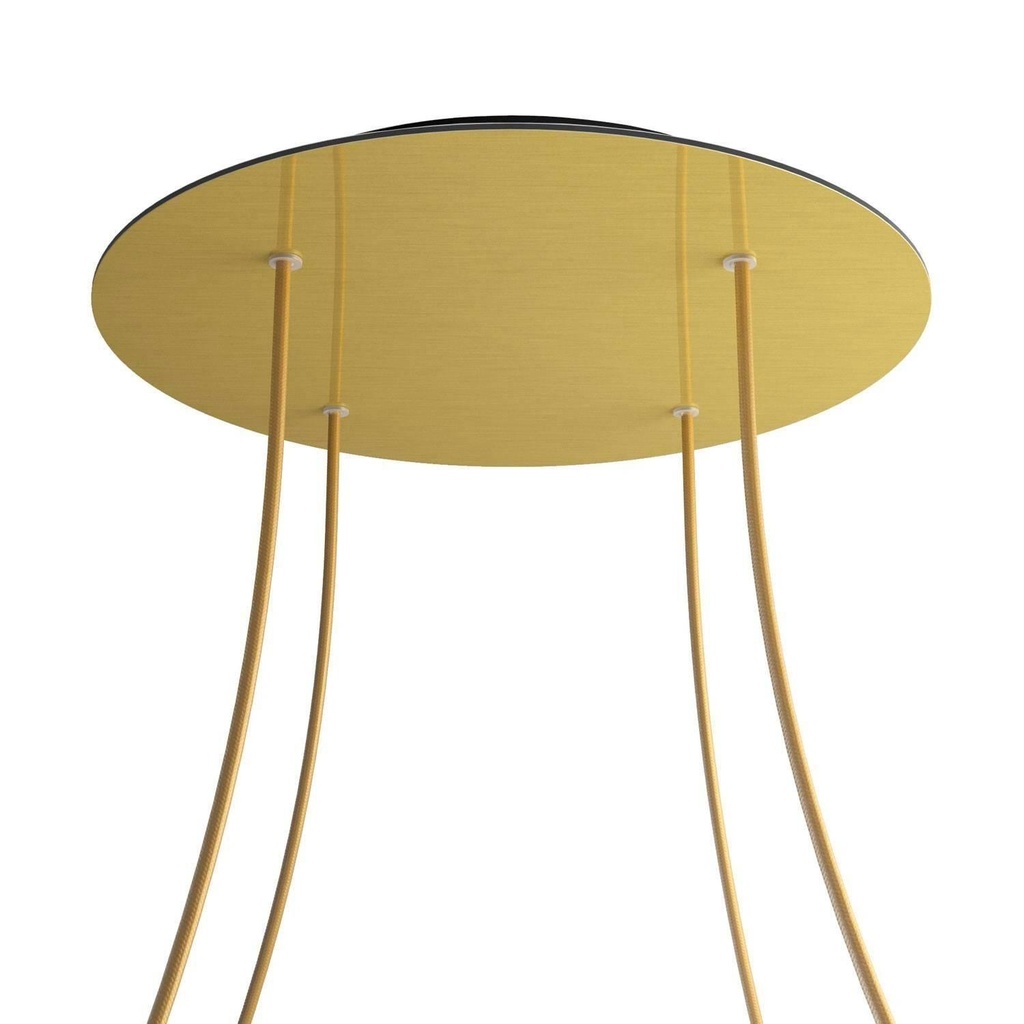 Rosone XXL Rose-One rotondo, diametro 400 mm con 4 fori e 4 fori