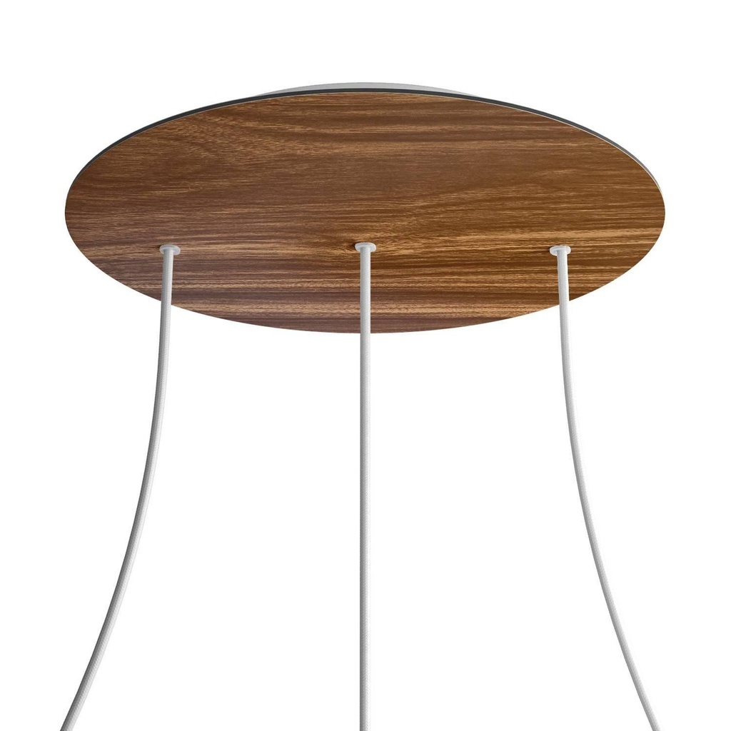 Rose-One XXL rosette round, diameter 400 mm with 3 holes in line and 4