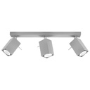Lampada da soffitto MERIDA 3 grigio