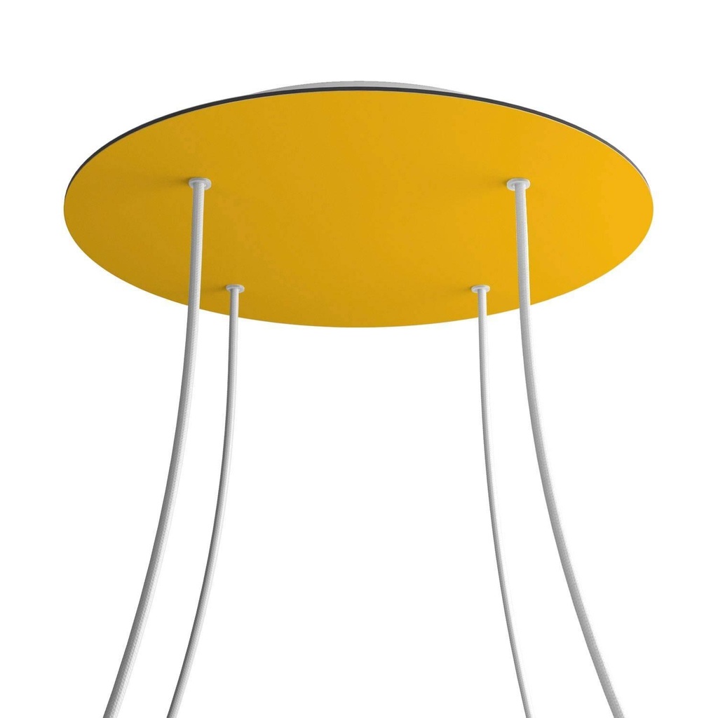 Rosone XXL Rose-One rotondo, diametro 400 mm con 4 fori e 4 fori