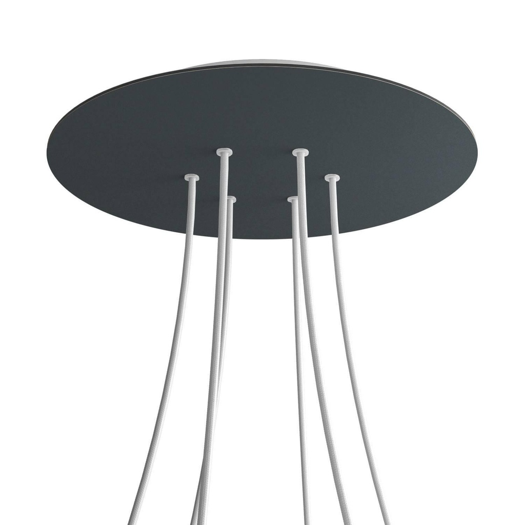 Rose-One XXL rosette round, 400 mm diameter with 6 holes and 4 holes