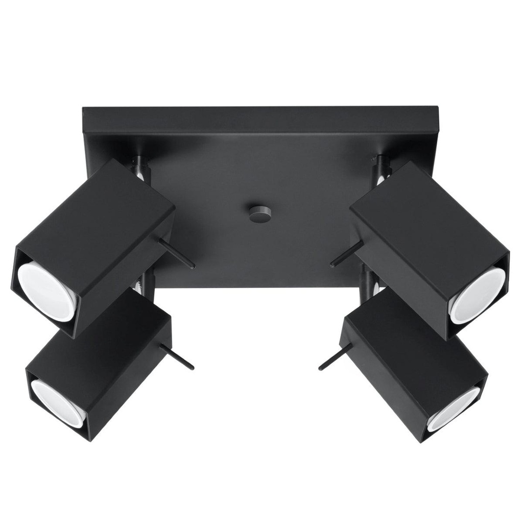 [SL.0102] MERIDA 4 ceiling light black