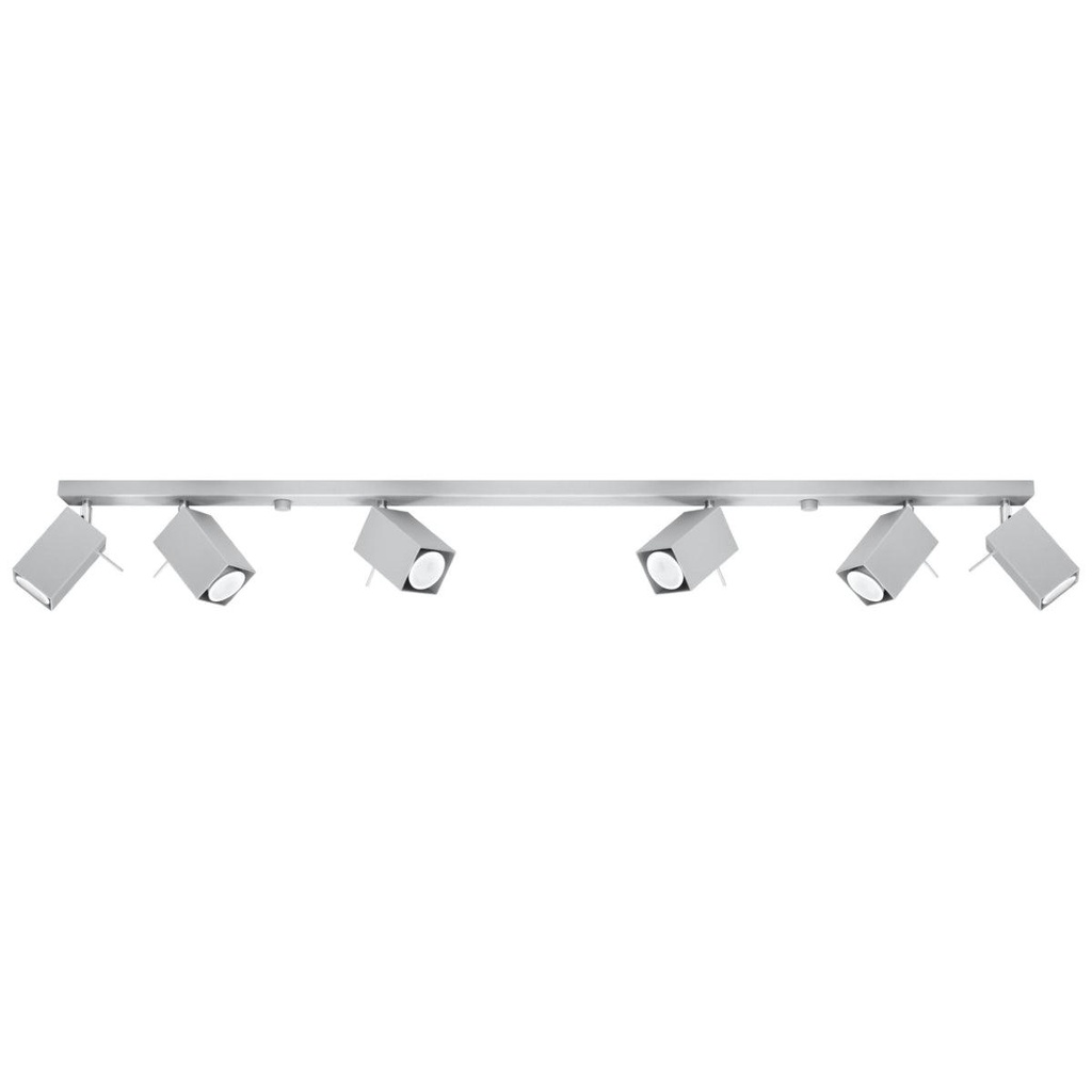 Lampada da soffitto MERIDA 6L grigio